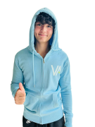 Mens Ligh Blue Hoodie (front)